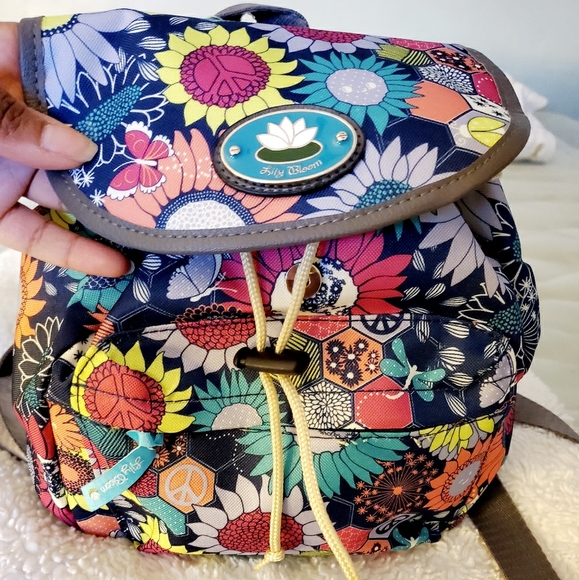 Lily Bloom Handbags - BRAND NEW Lily Bloom mini floral backpack